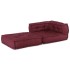 Puf modular tela granate 70x70x54
