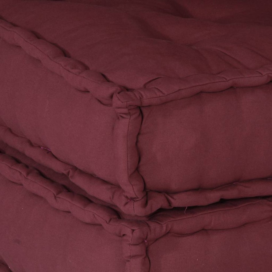 Puf modular tela granate 70x70x54