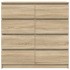 Aparador de madera de ingeniería roble Sonoma 100x35x99