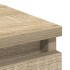 Aparador de madera de ingeniería roble Sonoma 100x35x99