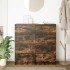 Aparador roble ahumado 100x35x99 cm madera de