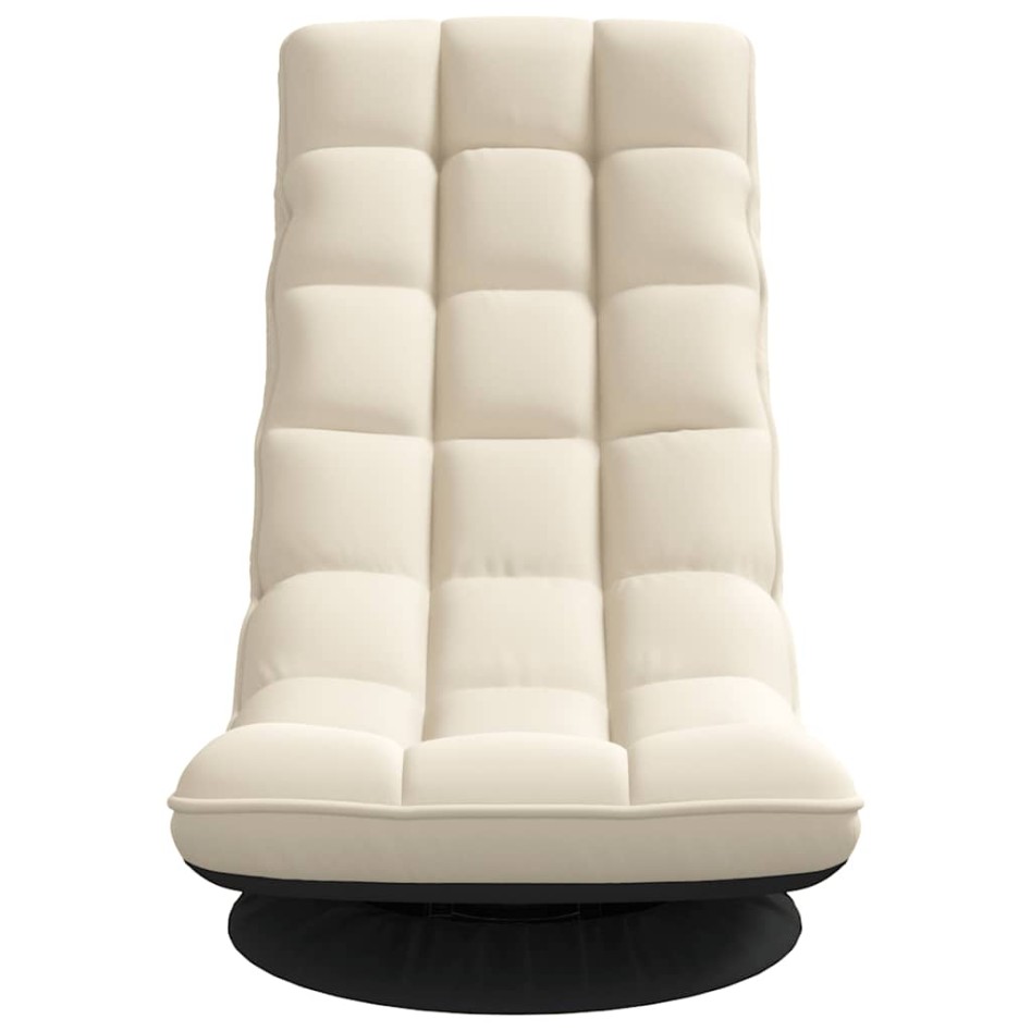 Silla giratoria de suelo de lino 70x51x79