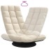 Silla giratoria de suelo de lino 70x51x79