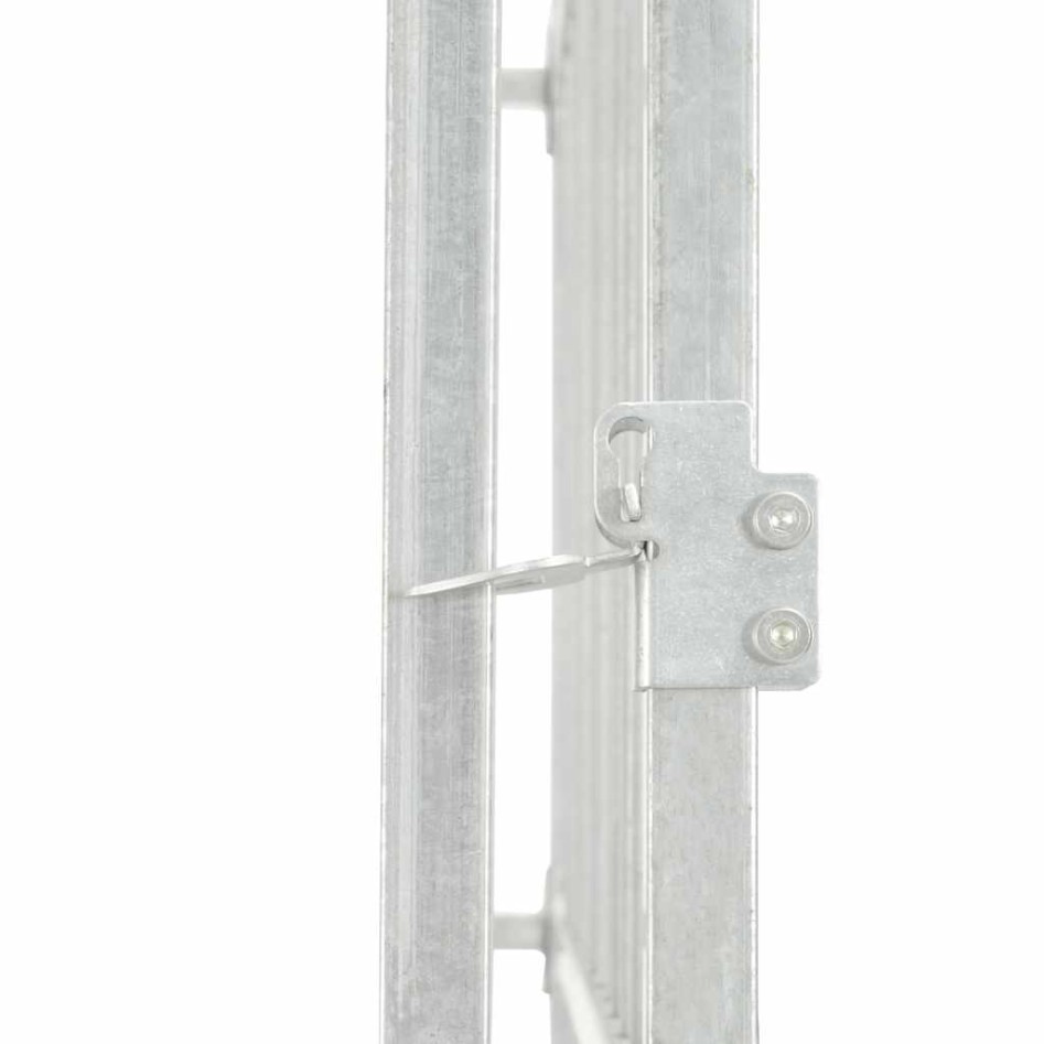 Perrera de exterior con toldo 382x192x225