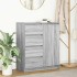 Aparador con cajones Sonoma gris 71x35x84 cm madera