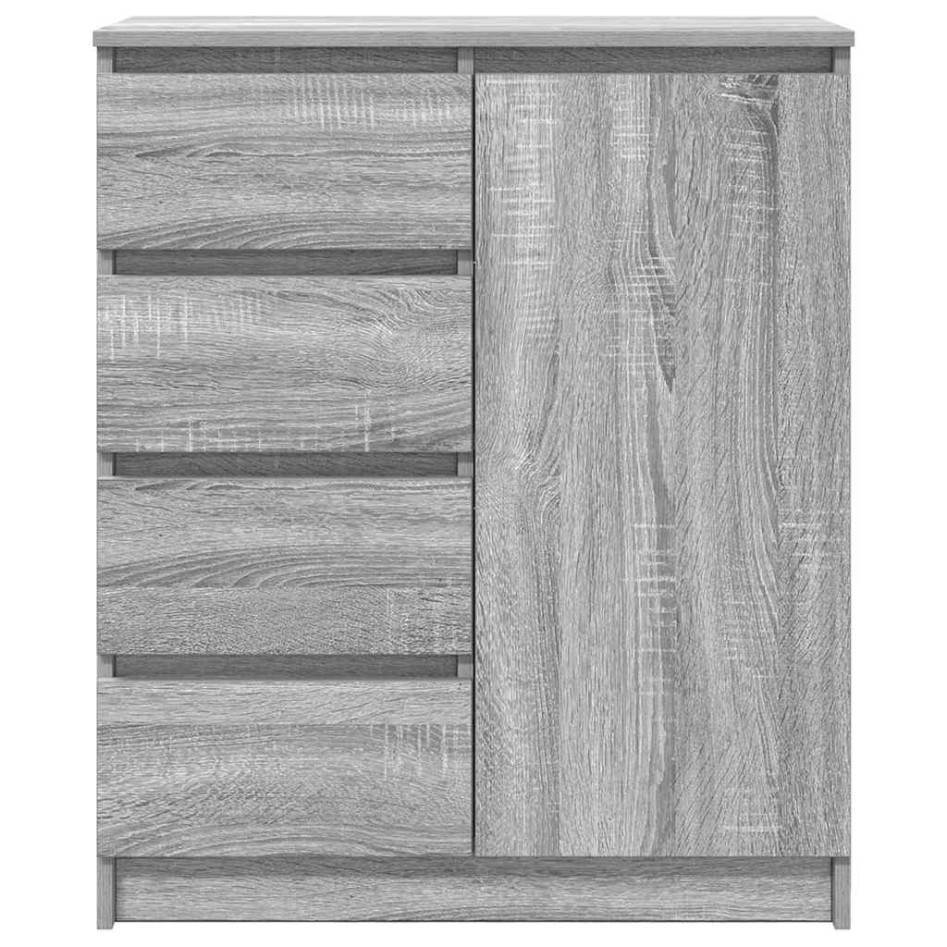 Aparador con cajones Sonoma gris 71x35x84 cm madera