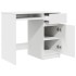 Escritorio blanco 86x49x76 cm madera de