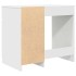 Escritorio blanco 86x49x76 cm madera de