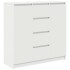 Aparador con cajones blanco 100,5x35x98,5 cm madera