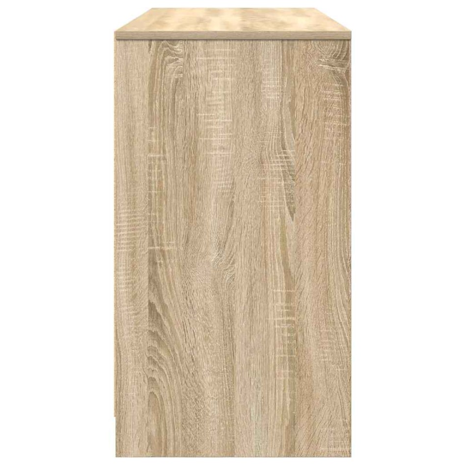 Escritorio roble Sonoma 120x42x76 cm madera de