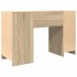 Escritorio roble Sonoma 120x42x76 cm madera de