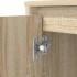 Escritorio roble Sonoma 120x42x76 cm madera de
