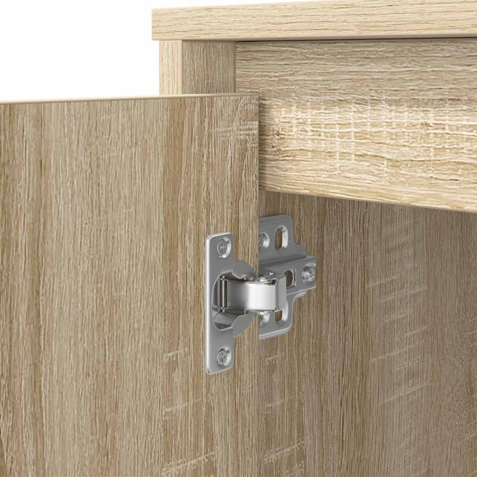 Escritorio roble Sonoma 120x42x76 cm madera de