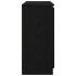 Aparador con cajones roble negro 100,5x35x76
