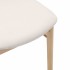 Sillas de comedor con cojines 2uds madera maciza natural