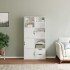 Armarios auxiliares 4 uds ODDA blanco 40x24x79
