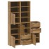 Armarios auxiliares 5 uds ODDA 40x24x79 cm Madera maciza