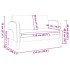 Sofá Loveseat Marrón 110 cm Cuero