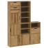 Armarios auxiliares 5 uds ODDA 40x24x79 cm Madera maciza