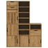 Armarios auxiliares 5 uds ODDA 40x24x79 cm Madera maciza