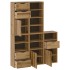 Armarios auxiliares 5 uds ODDA 40x24x79 cm Madera maciza