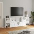 Muebles de TV 5 uds. con almacenaje ODDA blanco madera