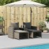 Set de muebles de jardín 5 pzas y cojines apilables