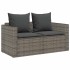 Set de muebles de jardín 5 pzas y cojines apilables