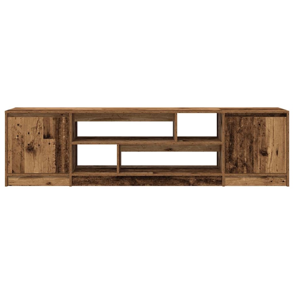 Mueble de TV de madera antigua 188,5x41x50 cm Madera