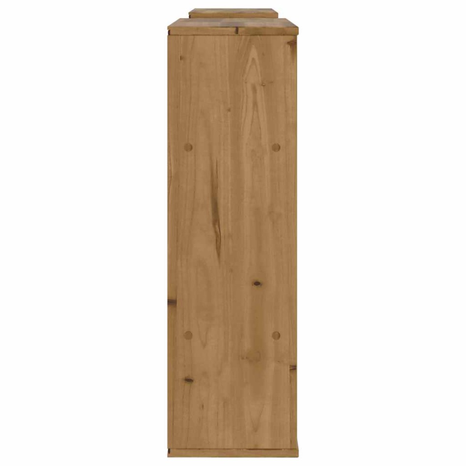 Muebles de TV 5 uds. con almacenaje ODDA madera maciza