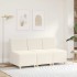 Sillón color crema 55 cm tejido imitación lana