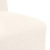 Sillón color crema 55 cm tejido imitación lana