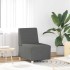 Sillón Sofá Tela Gris Oscuro 55