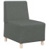 Sillón Sofá Tela Gris Oscuro 55