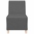 Sillón Sofá Tela Gris Oscuro 55