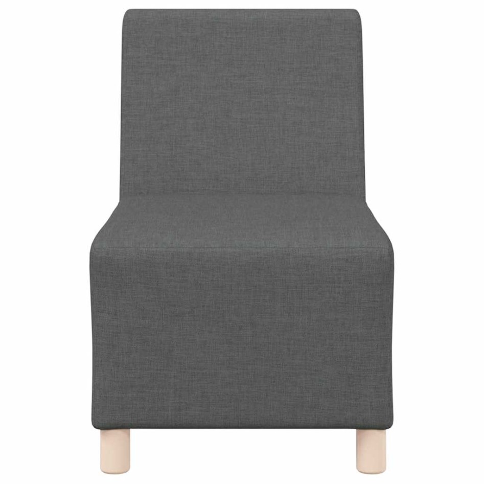 Sillón Sofá Tela Gris Oscuro 55