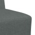 Sillón Sofá Tela Gris Oscuro 55
