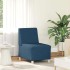Sillón de tela azul 55