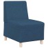 Sillón de tela azul 55