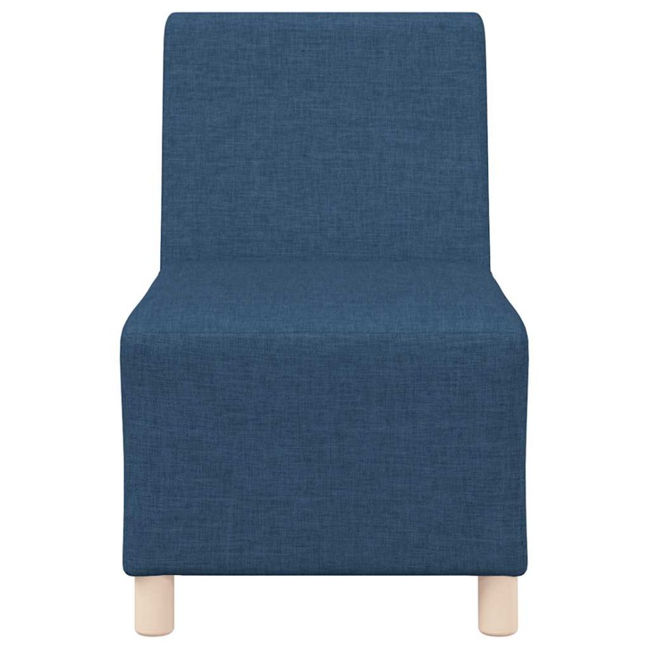 Sillón de tela azul 55