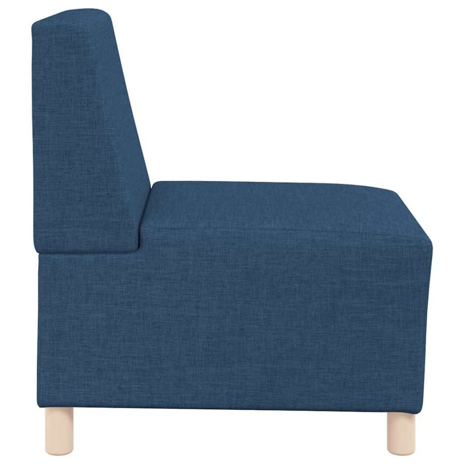 Sillón de tela azul 55