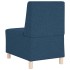 Sillón de tela azul 55