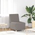 Sillón Sofá Tela Gris Topo 55