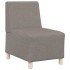 Sillón Sofá Tela Gris Topo 55