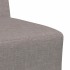 Sillón Sofá Tela Gris Topo 55