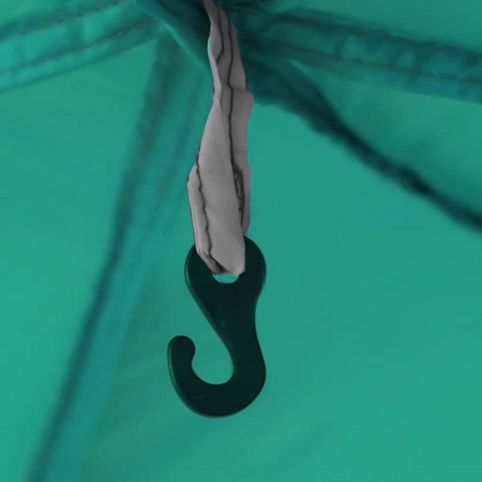Tienda de fiesta impermeable verde