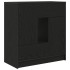 Aparador con cajones y puertas roble negro 70,5x34x74,5