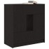 Aparador con cajones y puertas roble negro 70,5x34x74,5