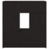 Aparador con cajones y puertas roble negro 70,5x34x74,5