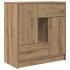 Aparador con cajones y puertas roble artesanal 70,5x34x74,5
